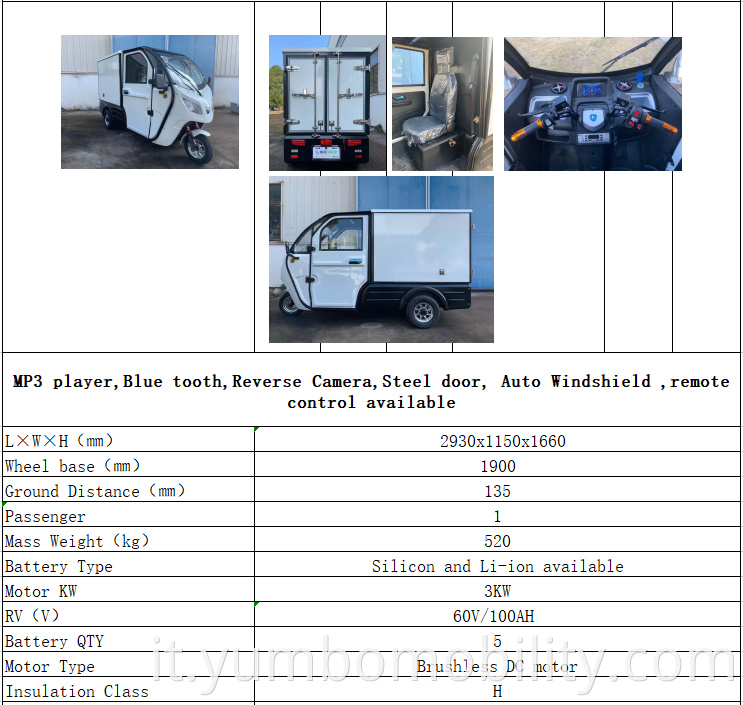 Electric Cargo Vehicle